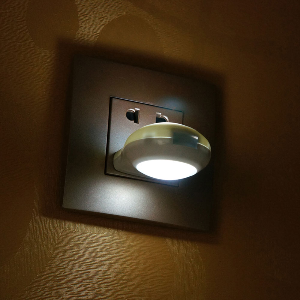 Plug-In Night Light LED Bedroom Lamp